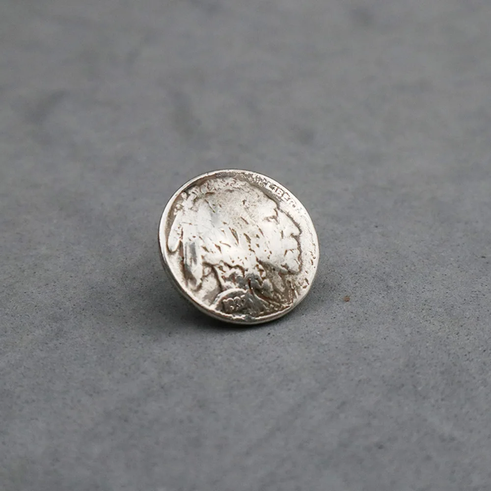 DIY Leathercraft Hardware Indian Head Half-Dollar Coin Concho Antique Silver 606312S-22
DIY Leathercraft Hardware Indian Head Half-Dollar Coin Concho Antique Silver 606312S-22