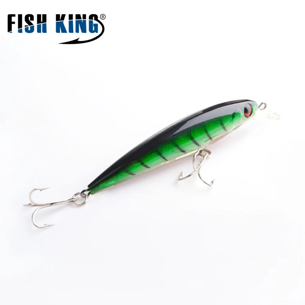 FISH KING 1 шт. 11 см и 13 4 г длинная кастинговая Новая модель 10 цветов рыболовные