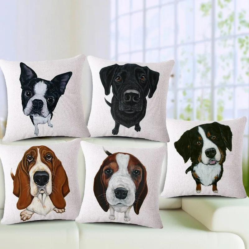 Fashion Cushion Cover Nordic Houseware Decor Cojines French Buldog Printed home Sofa Pillowcase Throw Linen Cotton Almofadas
Fashion Cushion Cover Nordic Houseware Decor Cojines French Buldog Printed home Sofa Pillowcase Throw Linen Cotton Almofadas