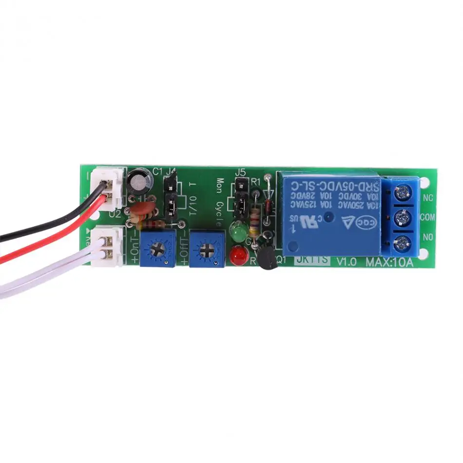 Timer Relay Delay Module Adjustable Cycle Timer Time On/Off Switch Relay Board Electrical Timing Relay Controller DC 5V 12V 24V
Timer Relay Delay Module Adjustable Cycle Timer Time On/Off Switch Relay Board Electrical Timing Relay Controller DC 5V 12V 24V