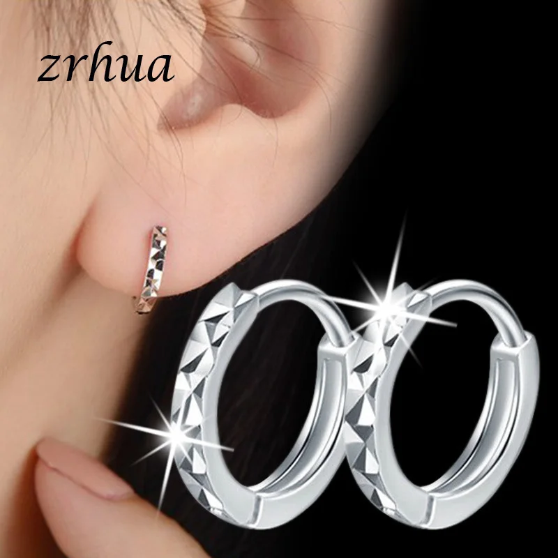 ZRHUA Classic Hoop Earrings 925 Sterling Silver Earrings Unique Design Jewelry For Wemon Wedding Gift Valuntine Days Bijoux
ZRHUA Classic Hoop Earrings 925 Sterling Silver Earrings Unique Design Jewelry For Wemon Wedding Gift Valuntine Days Bijoux