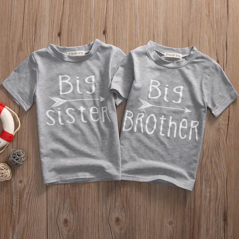 Pudcoco Baby Kids Girls Boy Short Sleeve Cotton T-shirts Top Letter print Big Brother Sister
Pudcoco Baby Kids Girls Boy Short Sleeve Cotton T-shirts Top Letter print Big Brother Sister