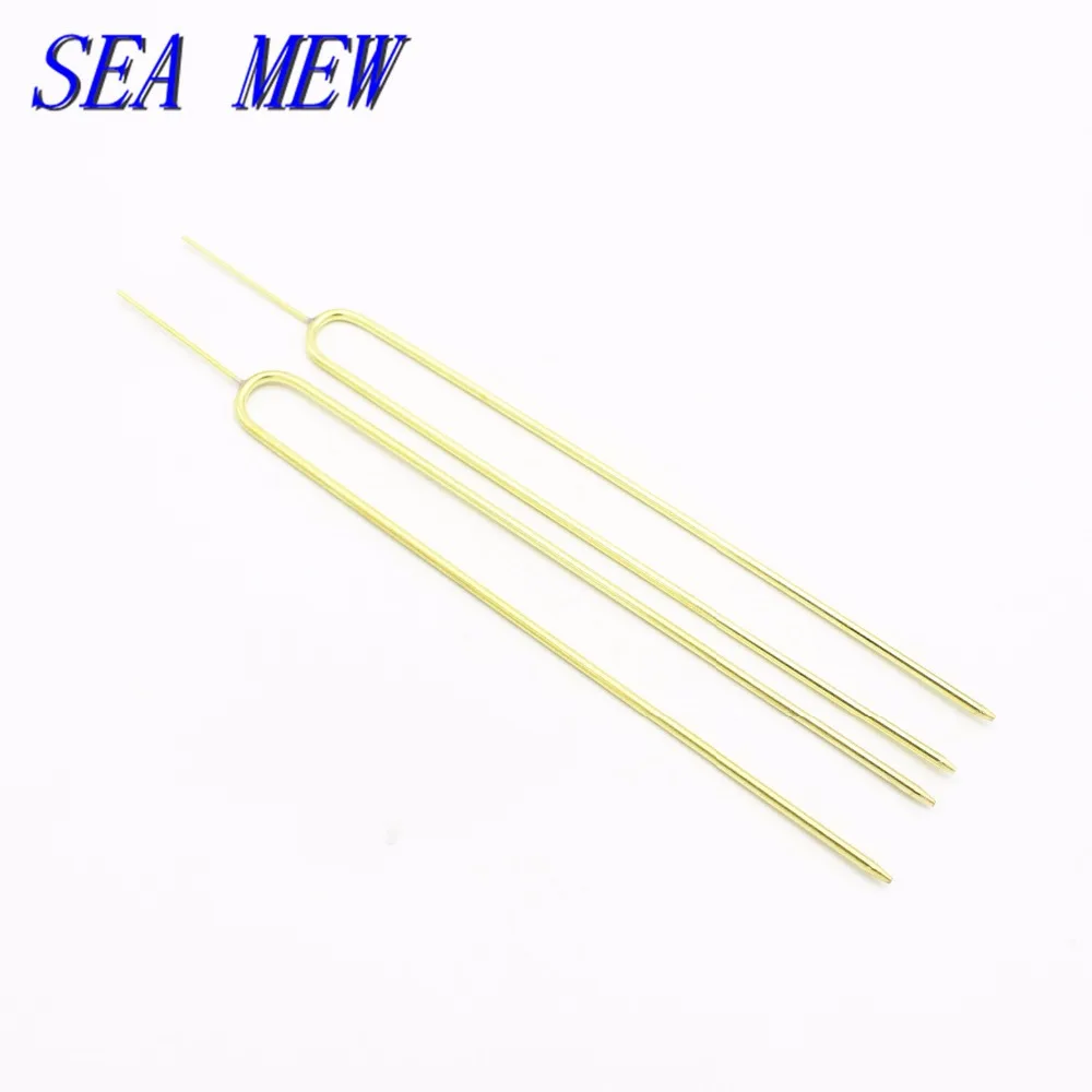 SEA MEW 130mm Hair Stick Antique Bronze Raw Brass Silver Color Hairpins 40mm Fine Needle Hair Stick Blank Base Setting For Women
SEA MEW 130mm Hair Stick Antique Bronze Raw Brass Silver Color Hairpins 40mm Fine Needle Hair Stick Blank Base Setting For Women