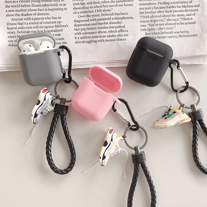 Luxury paris sport shoe Triple S Wireless Earphone Charging Cover Bag for Apple AirPods 1 2 Soft silicon Bluetooth Box Headset
Luxury paris sport shoe Triple S Wireless Earphone Charging Cover Bag for Apple AirPods 1 2 Soft silicon Bluetooth Box Headset