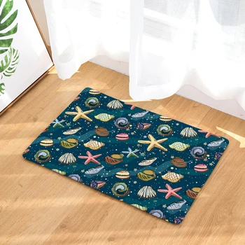 Nordic INS style printed door mat Marine life cartoon carpet plant mat bedroom door bed covered with blanket
Nordic INS style printed door mat Marine life cartoon carpet plant mat bedroom door bed covered with blanket