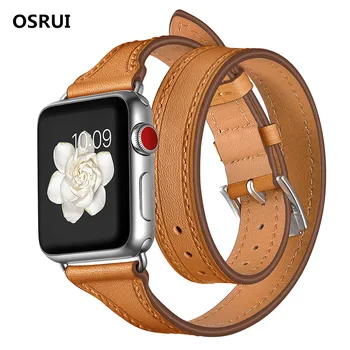 Genuine Leather strap For Apple watch Series 4 band 44mm/40mm iWatch 3 2 1 42mm 38mm Double Tour Wrist Bracelet belt
Genuine Leather strap For Apple watch Series 4 band 44mm/40mm iWatch 3 2 1 42mm 38mm Double Tour Wrist Bracelet belt