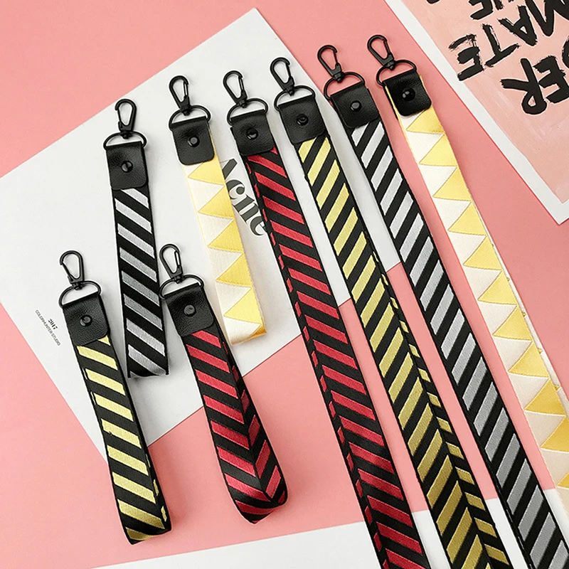 Long & Short Mobile Phone Strap Striped Lanyard Rope ID Badge Holder Key Rope Universal Neck & Wrist Ropes Accessory 1SET 
Long & Short Mobile Phone Strap Striped Lanyard Rope ID Badge Holder Key Rope Universal Neck & Wrist Ropes Accessory 1SET