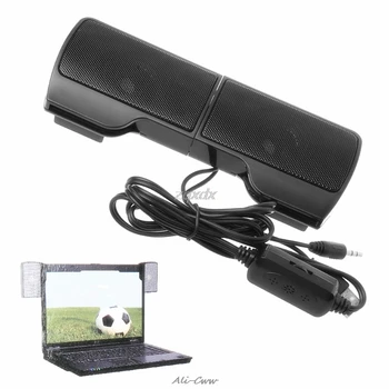1 Pair Mini Portable Clip-on USB Stereo Speakers line Controller Soundbar for Laptop Notebook Mp3 PC Computer with Clip
1 Pair Mini Portable Clip-on USB Stereo Speakers line Controller Soundbar for Laptop Notebook Mp3 PC Computer with Clip