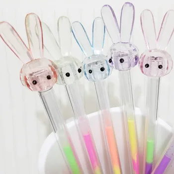 48pcs Gel Pens Cartoon Rabbit Head Black Colored Gift Gel-ink Pens Pens for Writing Cute Stationery Office School Supplies
48pcs Gel Pens Cartoon Rabbit Head Black Colored Gift Gel-ink Pens Pens for Writing Cute Stationery Office School Supplies