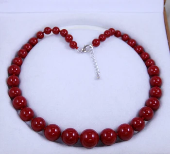 FREE SHIPPING>>>@@> 8mm-16mm Coral red shell pearl luxury & fashion necklace 18'' AAA style Fine Noble real Natural free shippin
FREE SHIPPING>>>@@> 8mm-16mm Coral red shell pearl luxury & fashion necklace 18'' AAA style Fine Noble real Natural free shippin