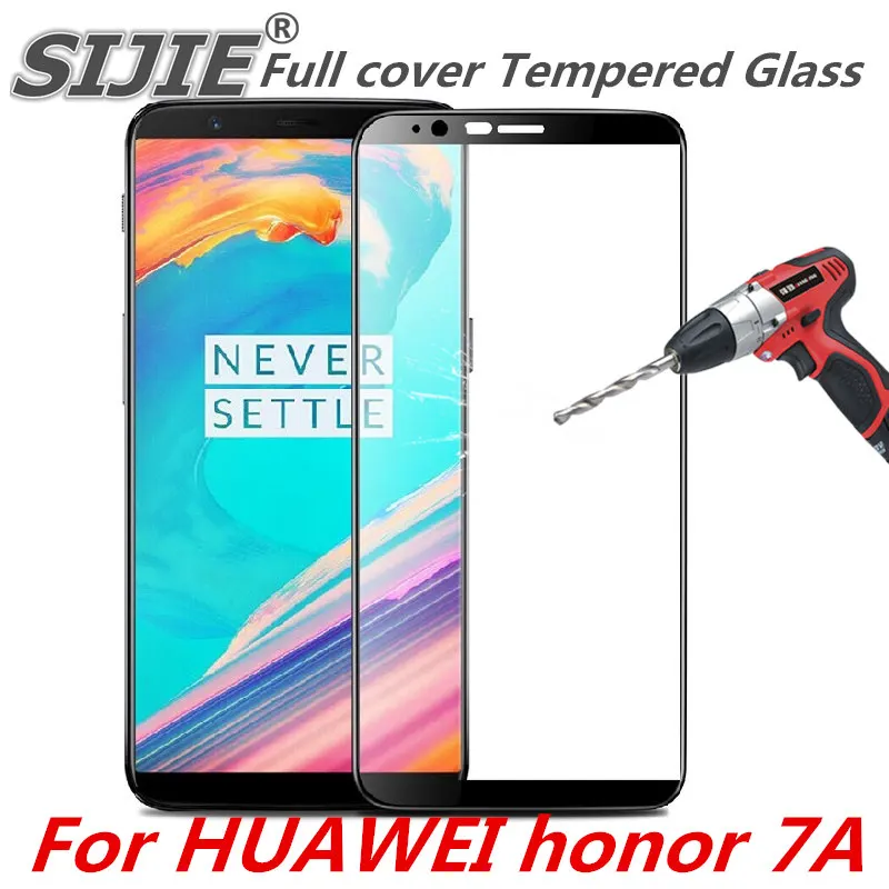 Полное покрытие закаленное Стекло для HUAWEI honor 7A 7 pro prime экран защитный чехол 9 H