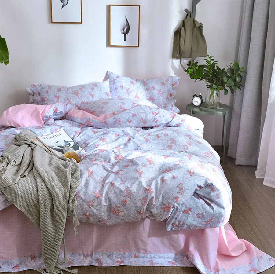American pastoral single double bedding set adult,twin full queen king cotton home textile flat sheet pillow case duvet cover
American pastoral single double bedding set adult,twin full queen king cotton home textile flat sheet pillow case duvet cover