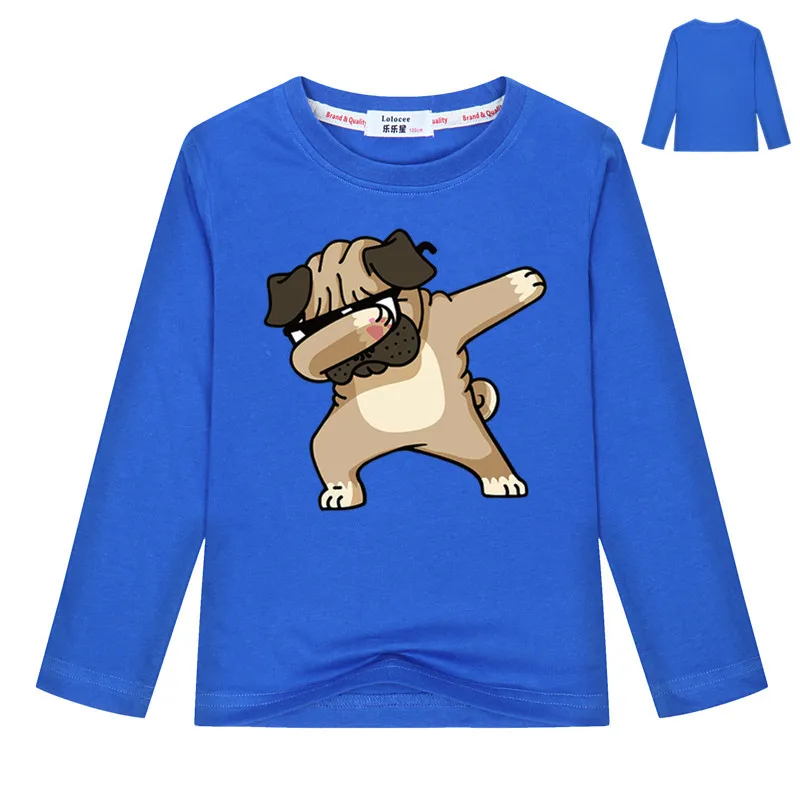Boys Dabbing Dance Emoji Dog Printed Kids Tops For Girls Pullover Enjoy Pugs Long Sleeve T Shirt Hip Hop Basic Tee 2019 Spring
Boys Dabbing Dance Emoji Dog Printed Kids Tops For Girls Pullover Enjoy Pugs Long Sleeve T Shirt Hip Hop Basic Tee 2019 Spring