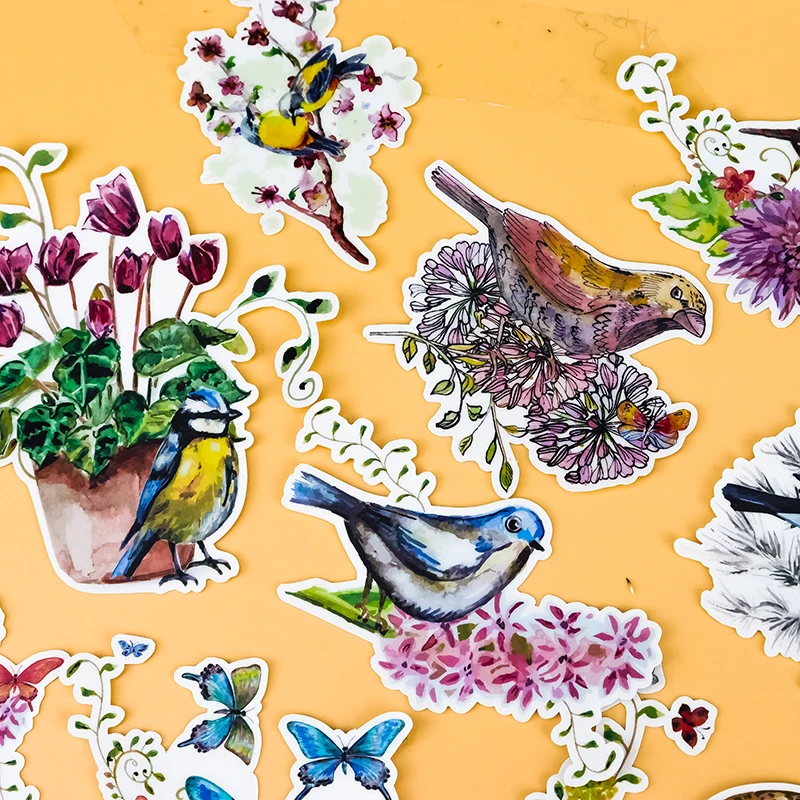12pcs Creative Cute Self-made Birds/ Flowers/animal Stickers DIY Stickers Diary Album Decoration Scrapbooking Child Stationery
12pcs Creative Cute Self-made Birds/ Flowers/animal Stickers DIY Stickers Diary Album Decoration Scrapbooking Child Stationery