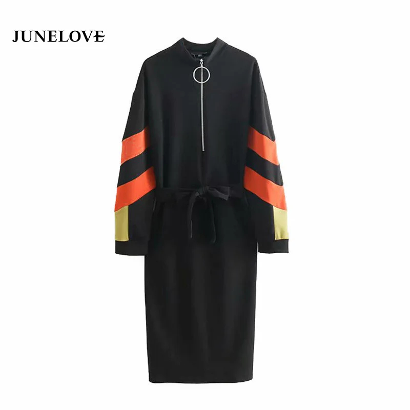 JuneLove Women Vintage Chic Patchwork Midi Dress Bow Tied Sashes Zipper Lady Long Sleeve Dress Casual Belt Female Straight Dress
JuneLove Women Vintage Chic Patchwork Midi Dress Bow Tied Sashes Zipper Lady Long Sleeve Dress Casual Belt Female Straight Dress