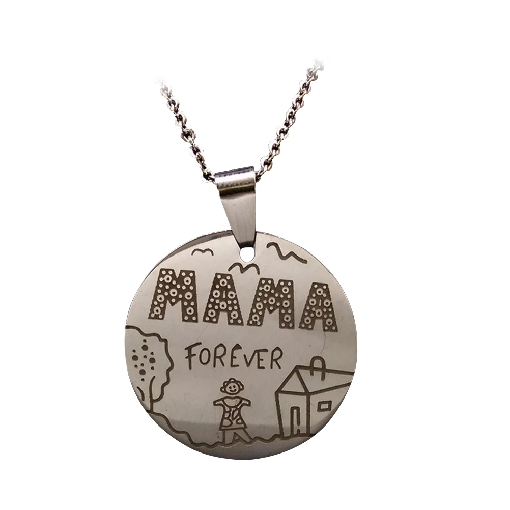 Stainless Steel Necklace Mother's Day Birthday Gift Pendant for Mom MAMA Forever Letter Neckalce
Stainless Steel Necklace Mother's Day Birthday Gift Pendant for Mom MAMA Forever Letter Neckalce