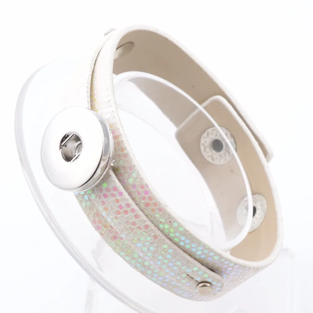 Adjustable size PU leather Bracelets, For Women Fit 18mm DIY Button Jewelry NB5069
Adjustable size PU leather Bracelets, For Women Fit 18mm DIY Button Jewelry NB5069