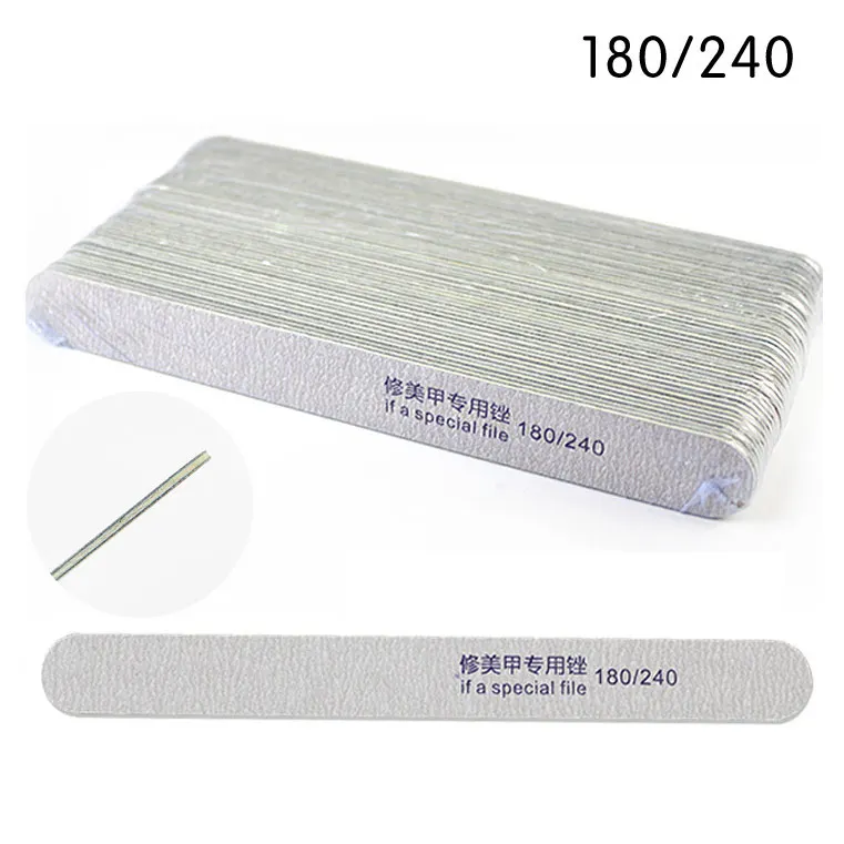 10pcs Professional Nail File 180/240 Grit Gray Sandpaper Wooden Double-sided Nail Buffer Manicure Tools Buffs for Gel Nails
10pcs Professional Nail File 180/240 Grit Gray Sandpaper Wooden Double-sided Nail Buffer Manicure Tools Buffs for Gel Nails