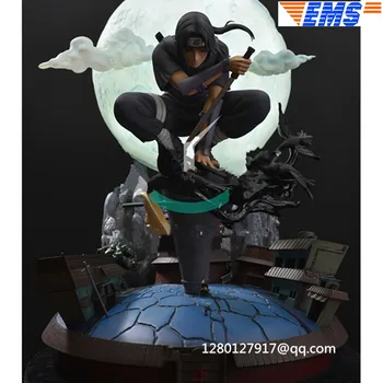 

Statue NARUTO Uchiha Itachi Full-Length Portrait Akatsuki With LED Light Limit Bust GK Action Figure Collectible Toy P1100