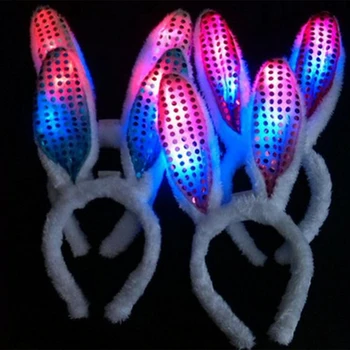 Colours Random Delivery Rabbit Ears Hair Clip Children Luminous Headdress Headwear Party Club Led Headband Accessories
Colours Random Delivery Rabbit Ears Hair Clip Children Luminous Headdress Headwear Party Club Led Headband Accessories