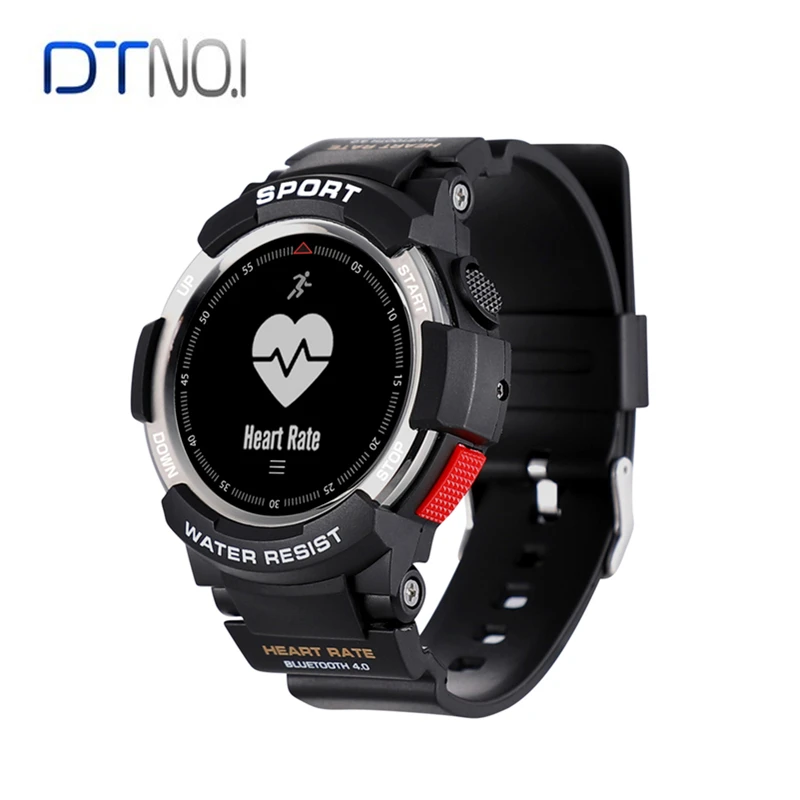 Original NO.1 F6 Smartwatch IP68 Waterproof Bluetooth NRF51822 Smart Watch Dynamic Heart Rate Sleep Monitor Wearable Sport Watch
Original NO.1 F6 Smartwatch IP68 Waterproof Bluetooth NRF51822 Smart Watch Dynamic Heart Rate Sleep Monitor Wearable Sport Watch