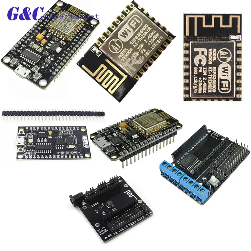 ESP8266 CH340G NodeMcu V3 Lua Wireless WIFI Module Connector Development Board ESP-12E Micro USB ESP8266 CP2102 Based L293D
ESP8266 CH340G NodeMcu V3 Lua Wireless WIFI Module Connector Development Board ESP-12E Micro USB ESP8266 CP2102 Based L293D