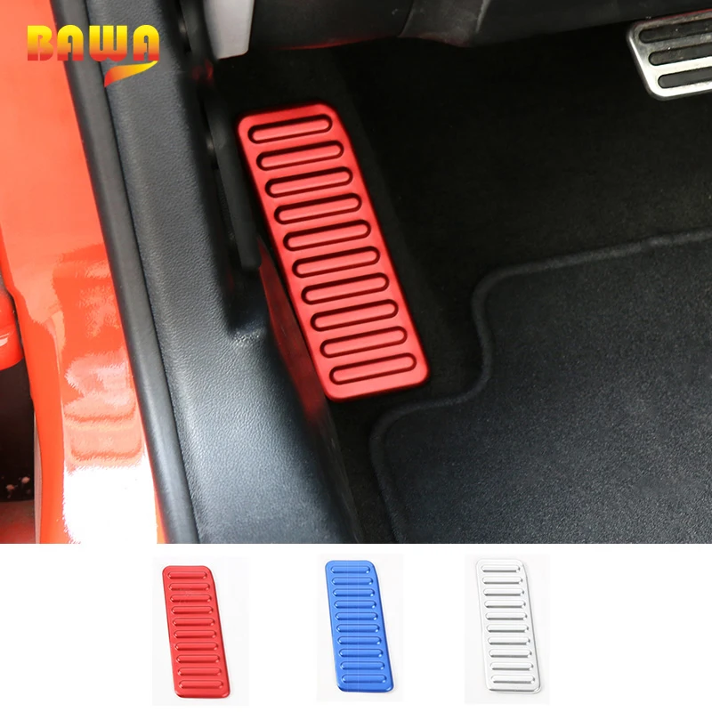 HANGUP Aluminum Car Interior Left Foot Rest Pedal Decoration Cover Trim Stickers For Ford Mustang 2015 Up Car Styling
HANGUP Aluminum Car Interior Left Foot Rest Pedal Decoration Cover Trim Stickers For Ford Mustang 2015 Up Car Styling