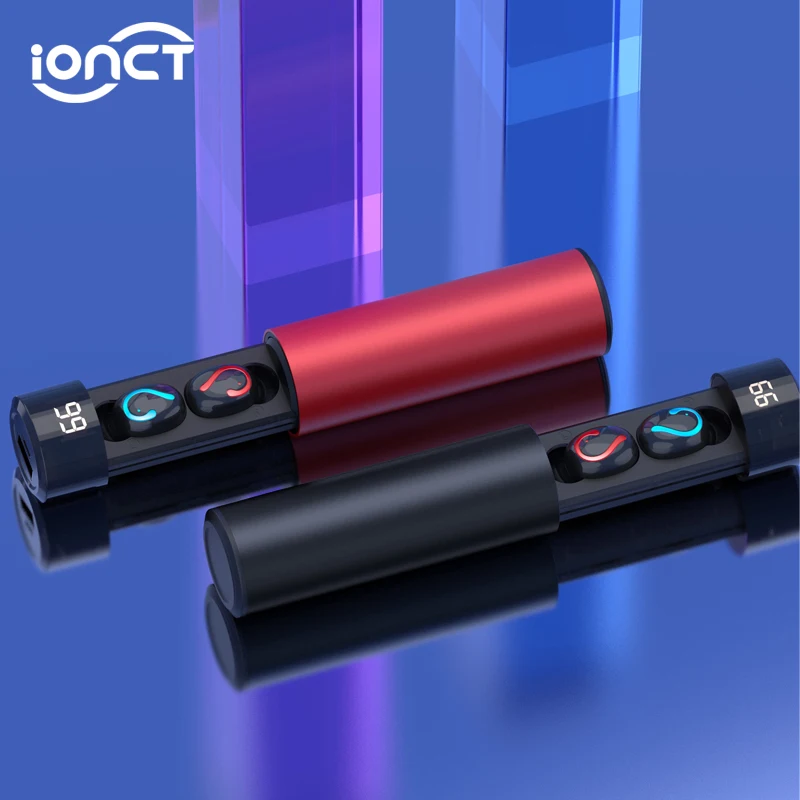iONCT Q67 TWS 5.0 Bluetooth Earphone Handsfree Wireless Earphones Sport Headphones Earbuds Headset Charging Box Power Display
iONCT Q67 TWS 5.0 Bluetooth Earphone Handsfree Wireless Earphones Sport Headphones Earbuds Headset Charging Box Power Display