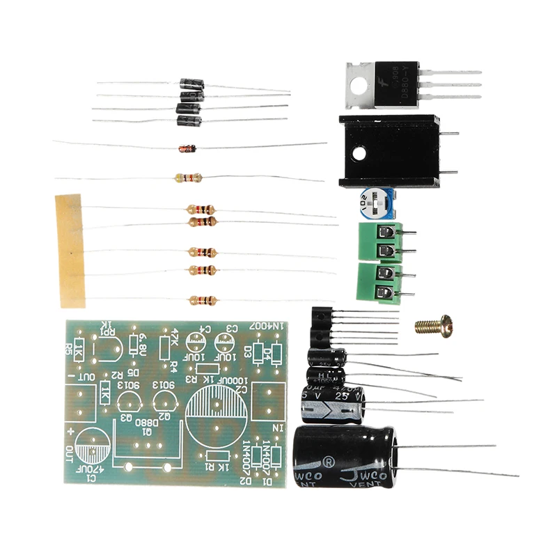 24Pcs/Set Series Transistor Regulator Power Supply Kit Voltage Regulator Module Electronic Component Board DIY Kit
24Pcs/Set Series Transistor Regulator Power Supply Kit Voltage Regulator Module Electronic Component Board DIY Kit