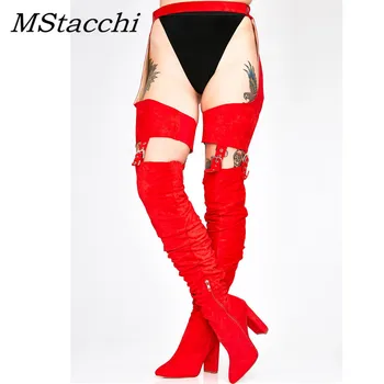 MStacchi New Fashion Red Pants Thigh High Boots Women Pointed Sexy Stilettos Elastic Sock Waist Bootcuts High Heel Shoes Woman
MStacchi New Fashion Red Pants Thigh High Boots Women Pointed Sexy Stilettos Elastic Sock Waist Bootcuts High Heel Shoes Woman