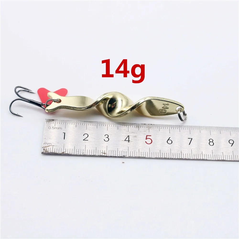 1PCS Gold 10g 14g 21g 28g Quality Rotating Sequin Metal Spoon Fishing Lure Spinner Hard Bait Treble Hooks For Bass Carp Fishing 1PCS Gold 10g 14g 21g 28g Quality Rotating Sequin Metal Spoon Fishing Lure Spinner Hard Bait Treble Hooks For Bass Carp Fishing