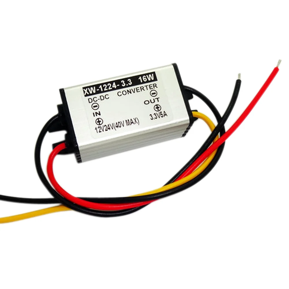 DC 12V 24V(5.5-40V) To 3.3V 5A 16W Step Down Adapter Power Supply Converter Voltage Regulator Module Waterproof
DC 12V 24V(5.5-40V) To 3.3V 5A 16W Step Down Adapter Power Supply Converter Voltage Regulator Module Waterproof