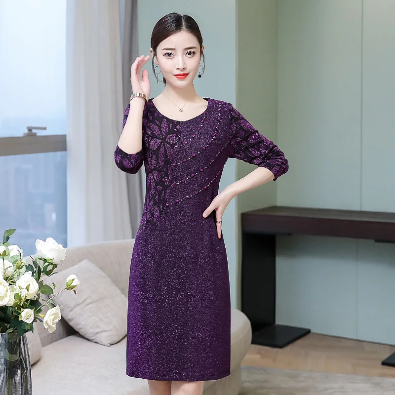 Purple bag hip dress dress large size M-4XL 2019 spring new slim sexy fashion wild dress high quality elegance Vestido
Purple bag hip dress dress large size M-4XL 2019 spring new slim sexy fashion wild dress high quality elegance Vestido