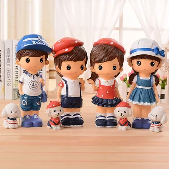 Lovers with Dogs Piggy Bank Navy Cowboy Dolls Desktop Home Decor Couple Gifts Money Box Cartoon Ornament Penny Boy Girl Figurine
Lovers with Dogs Piggy Bank Navy Cowboy Dolls Desktop Home Decor Couple Gifts Money Box Cartoon Ornament Penny Boy Girl Figurine
