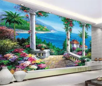 3D Wall Paper fresh blue Mediterranean garden hand painted oil painter background wall painting wallpaper 3d wallpaper
3D Wall Paper fresh blue Mediterranean garden hand painted oil painter background wall painting wallpaper 3d wallpaper