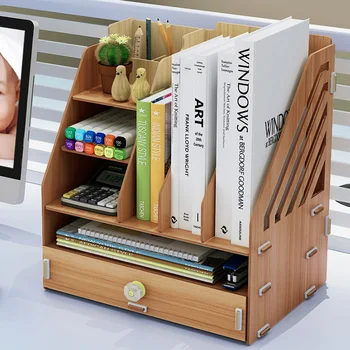 Wood Multi-layers file shelf Desktop office supplies storage box Magazine rack Office Necessary Smart Organizer
Wood Multi-layers file shelf Desktop office supplies storage box Magazine rack Office Necessary Smart Organizer