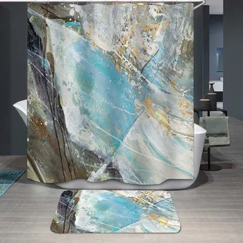 Number Printing Defence Water Bath Curtain Printing Ink High Color Fastness Environmental Protection Shower Curtain No Smell
Number Printing Defence Water Bath Curtain Printing Ink High Color Fastness Environmental Protection Shower Curtain No Smell