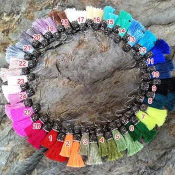 10 Pairs cotton Silk Tassel Earrings,Pave crystal Rhinestone Tassel Jewelry, For Women Bohemia Earrings ER159
10 Pairs cotton Silk Tassel Earrings,Pave crystal Rhinestone Tassel Jewelry, For Women Bohemia Earrings ER159