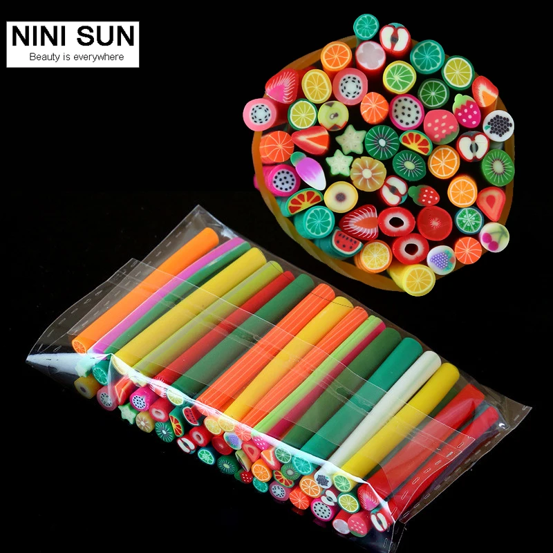 50pcs New Promotion Popular Nail Art Fimo Fruit Decoration Slice Rod Sticks DIY Manicure Nails Stick 3D Decoration Free Shipping 
50pcs New Promotion Popular Nail Art Fimo Fruit Decoration Slice Rod Sticks DIY Manicure Nails Stick 3D Decoration Free Shipping