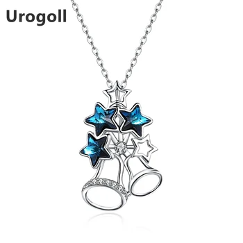 Fine Jewelry 925 sterling silver Christmas explosions Christmas bells personality crystal Necklaces for women party jewelry gift
Fine Jewelry 925 sterling silver Christmas explosions Christmas bells personality crystal Necklaces for women party jewelry gift