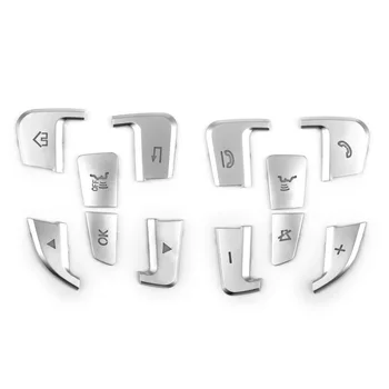 Areyourshop Car Steering Wheel Button Silver Trim For Benz A B C Class GLC CLA CLS GLE ABS Plastic Car Auto accessories Covers
Areyourshop Car Steering Wheel Button Silver Trim For Benz A B C Class GLC CLA CLS GLE ABS Plastic Car Auto accessories Covers