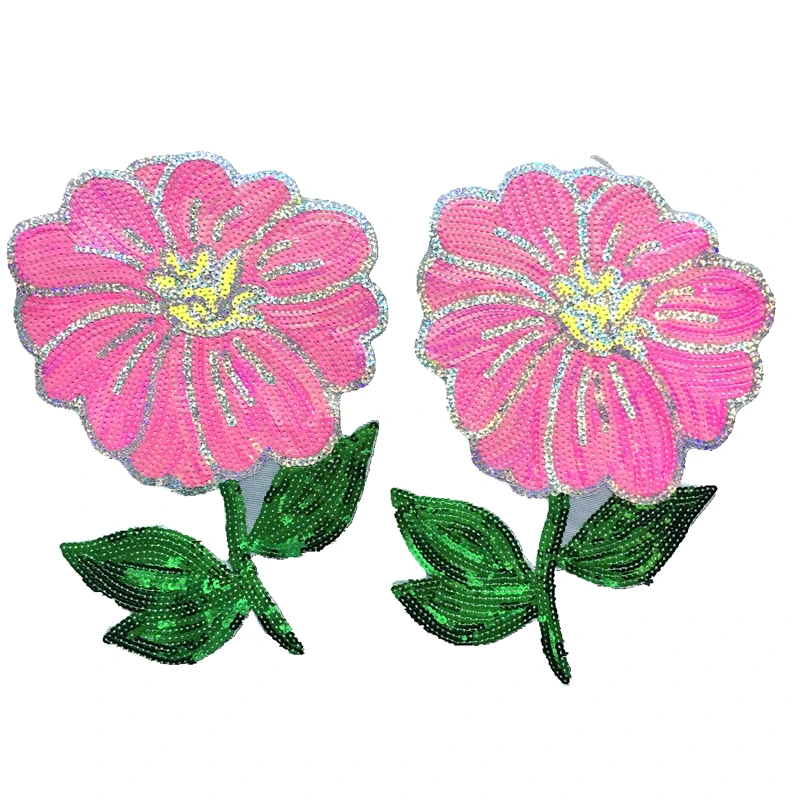 2PCS/set Pink Sequins Flower Patches Iron on Beaded Paillettes Patches DIY Decorated Accessories Big Scraf Floral Sequined Patch
2PCS/set Pink Sequins Flower Patches Iron on Beaded Paillettes Patches DIY Decorated Accessories Big Scraf Floral Sequined Patch