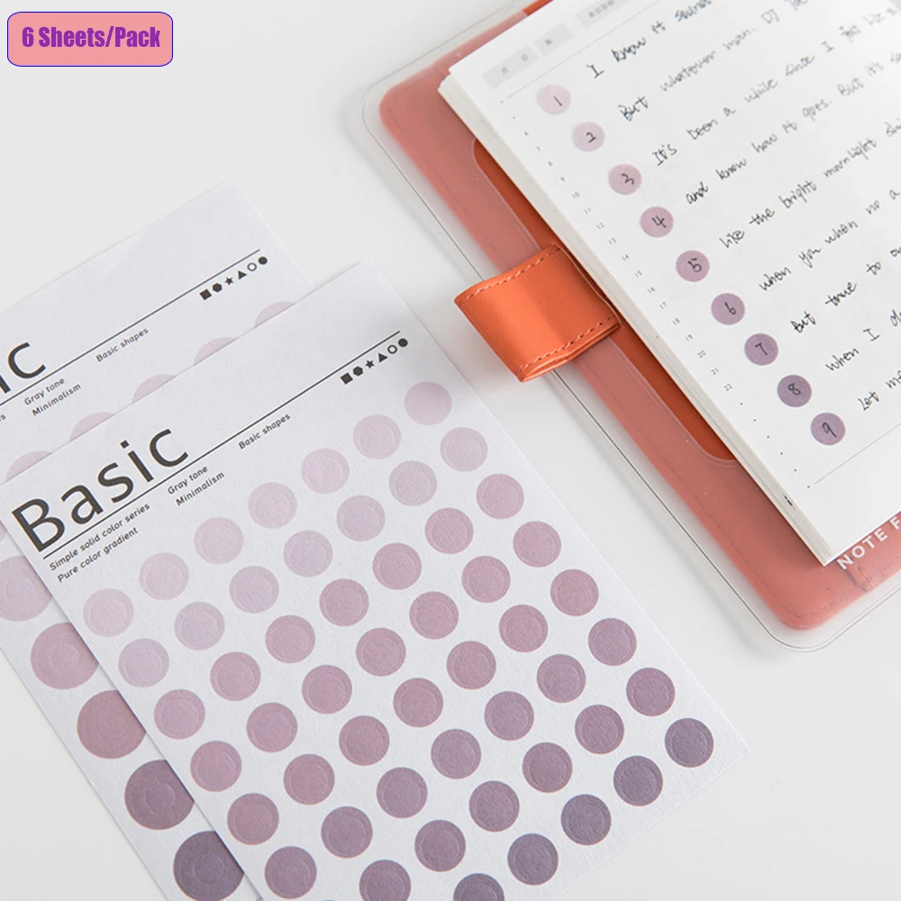 6Sheets/Pack Multifunctional Basic Marking Writable Sticker Handbook Dot Geometric Patterns Label Diary Decorative Sticker
6Sheets/Pack Multifunctional Basic Marking Writable Sticker Handbook Dot Geometric Patterns Label Diary Decorative Sticker