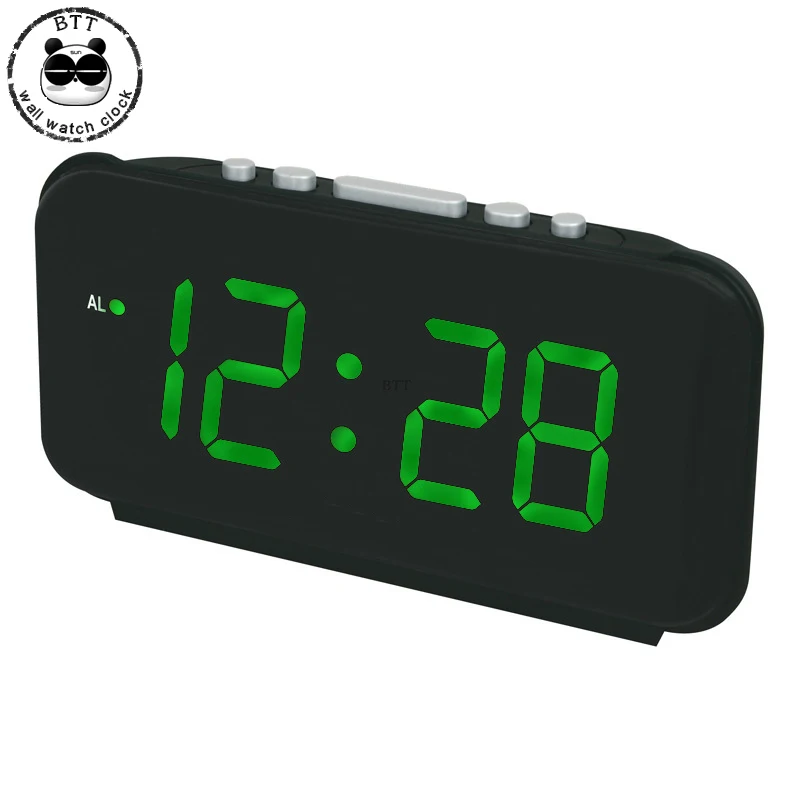Multi Colour LED Display Digital Alarm Clock Large Number Desk Clocks AC Power EU Plug Table Clock
Multi Colour LED Display Digital Alarm Clock Large Number Desk Clocks AC Power EU Plug Table Clock