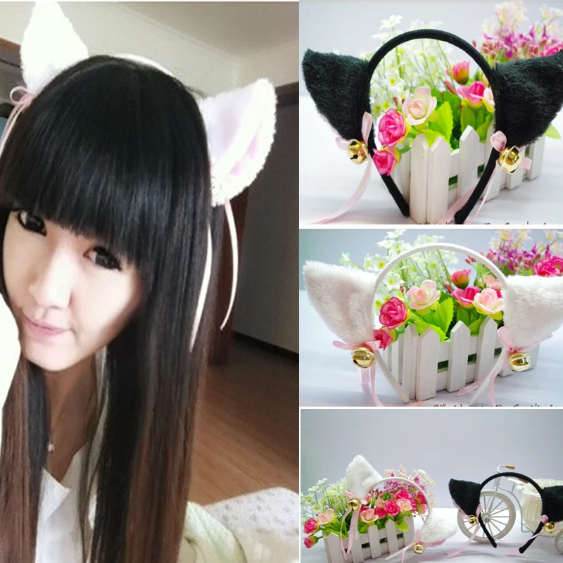 2017 Women Fashion Charming Lovely High Quality White/Black Fox Cat Ear Fur Hair Clip Hairband Bell Hairwear
2017 Women Fashion Charming Lovely High Quality White/Black Fox Cat Ear Fur Hair Clip Hairband Bell Hairwear
