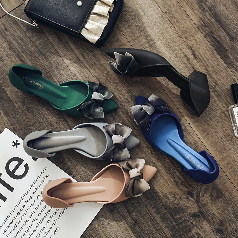 Korean Cutout beach jelly sandals women pointy bowtied closed toe sandalens block high heel slip on femme sandalias summer shoes
Korean Cutout beach jelly sandals women pointy bowtied closed toe sandalens block high heel slip on femme sandalias summer shoes