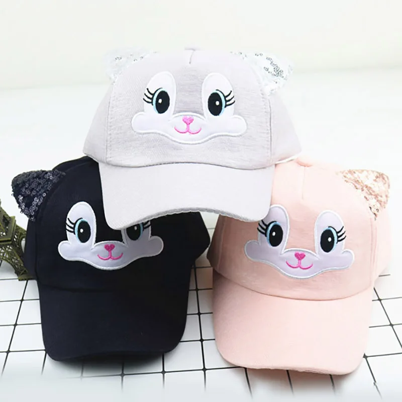 Baby Cap With Ear Cute Cartoon Cat Baseball Cap Summer Adjustable Baby Girl Sun Hat
Baby Cap With Ear Cute Cartoon Cat Baseball Cap Summer Adjustable Baby Girl Sun Hat
