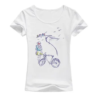 2017 New Summer Fashion Women's Short Sleeve Girl Bicycle T-shirt Casual Top Cool Hipster Tee Cute T Shirt A66
2017 New Summer Fashion Women's Short Sleeve Girl Bicycle T-shirt Casual Top Cool Hipster Tee Cute T Shirt A66
