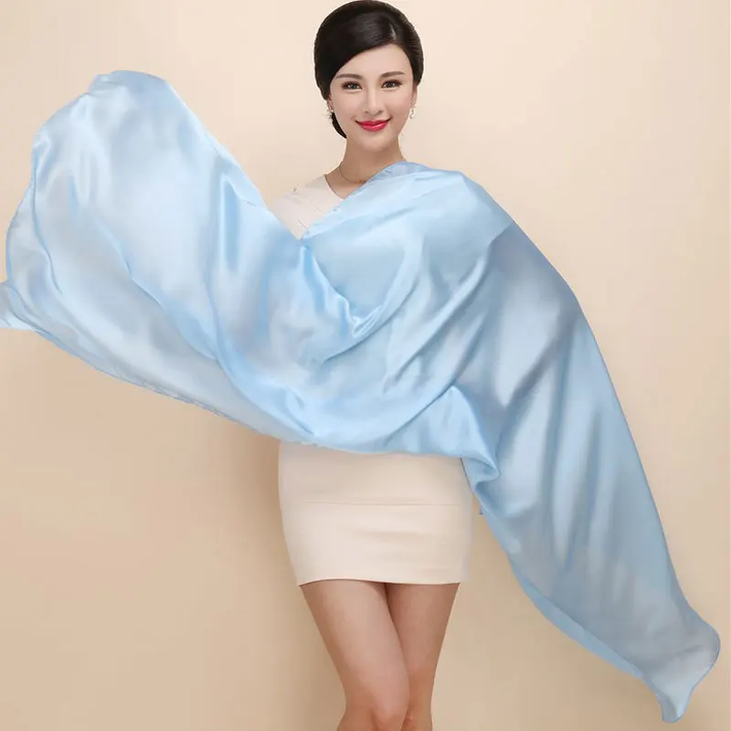 190*80cm Solid Silk Scarf Shawl Autumn summer spring Scarf Women Beautiful soft long Scarves Warp Echarpes Foulards Femme
190*80cm Solid Silk Scarf Shawl Autumn summer spring Scarf Women Beautiful soft long Scarves Warp Echarpes Foulards Femme