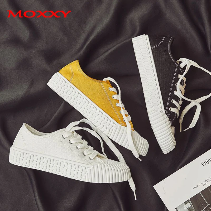 2019 New Women's Canvas Shoes Woman Casual Shoes White Black Yellow Flat Solid Lace Up Fashion Women Sneakers chaussures femme
2019 New Women's Canvas Shoes Woman Casual Shoes White Black Yellow Flat Solid Lace Up Fashion Women Sneakers chaussures femme